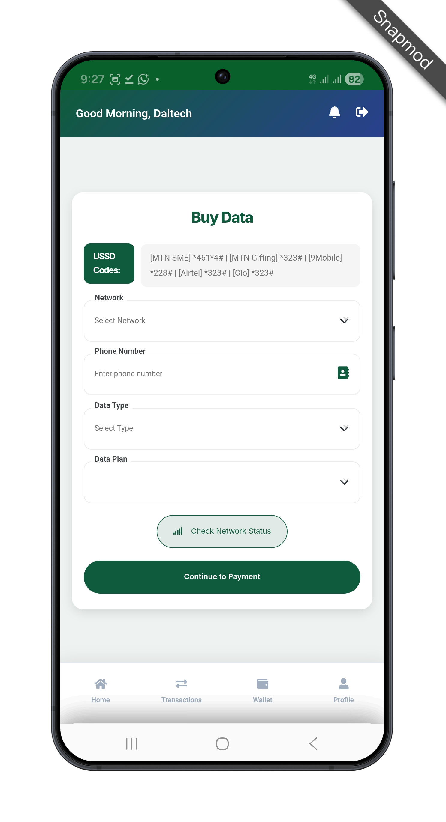 MrB-Datahub Screenshot